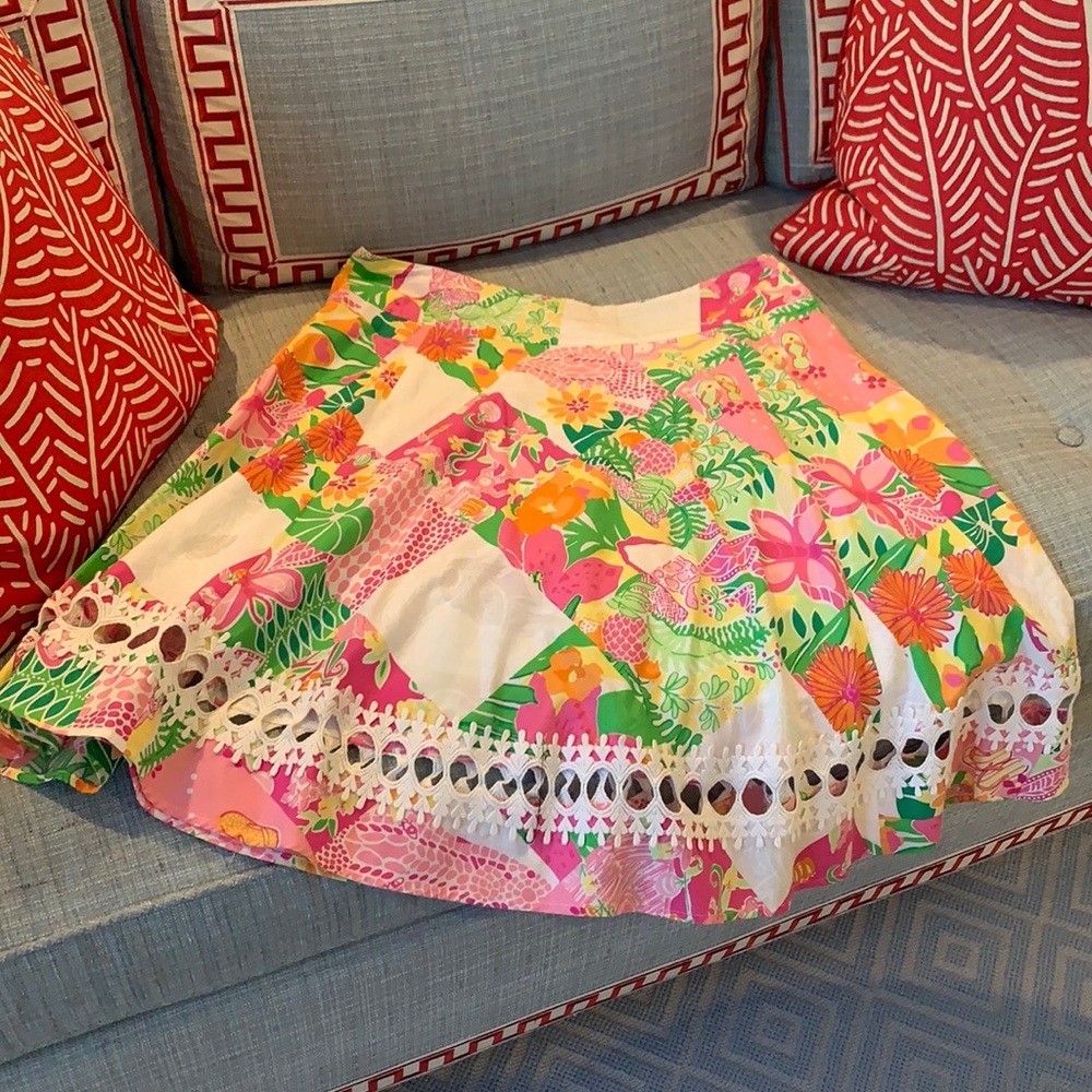 Lily Pulitzer patchwork skirt